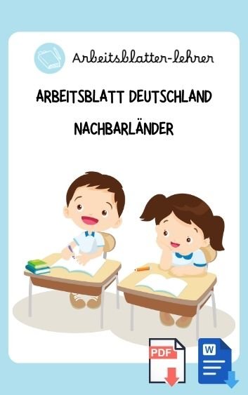 Arbeitsblatt Deutschland Nachbarländer