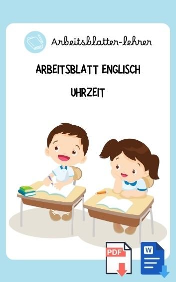 Arbeitsblatt Englisch Uhrzeit