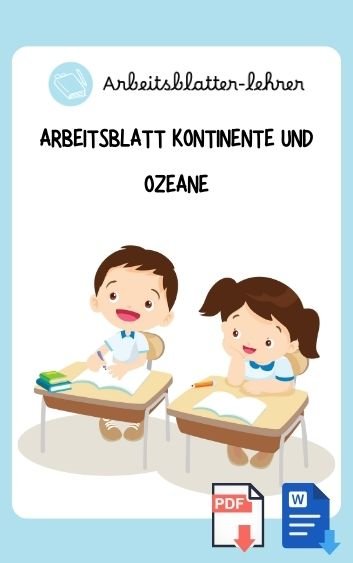 Arbeitsblatt Kontinente Und Ozeane