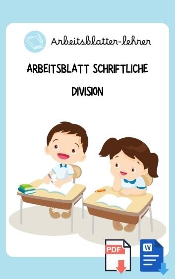 Arbeitsblatt Schriftliche Division