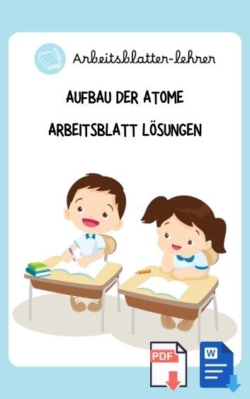 Aufbau Der Atome Arbeitsblatt Lösungen