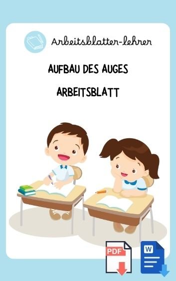 Aufbau Des Auges Arbeitsblatt