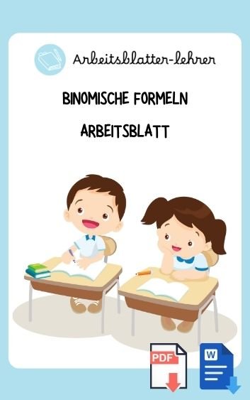 Binomische Formeln Arbeitsblatt