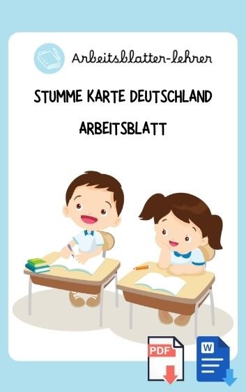 Stumme Karte Deutschland Arbeitsblatt