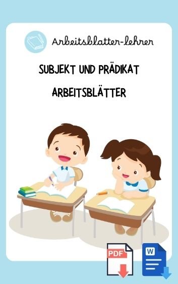 Subjekt Und Prädikat Arbeitsblätter